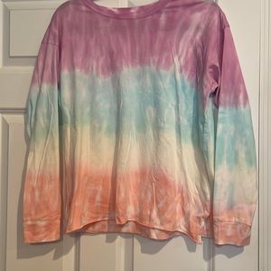Tie Dye American Eagle long sleeve t-shirt